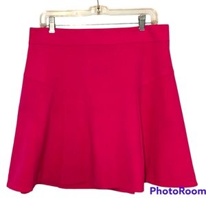 Express hot pink flounce skirt 12
